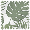 Lush Palms, White - Roller Blind